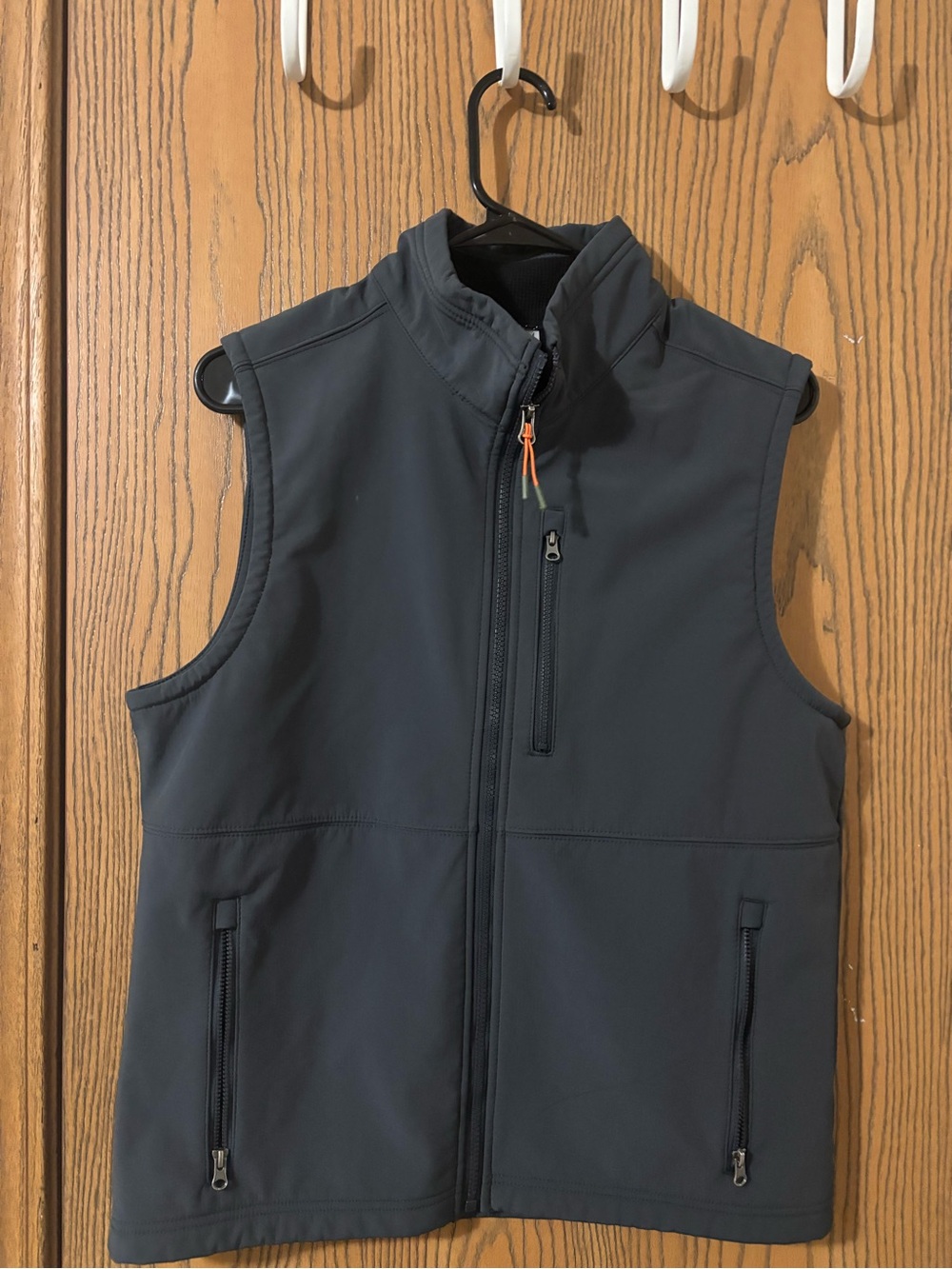 Ozark Trail Women's Dark Gray Softshell Vest with Zip Pockets